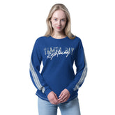 Tampa Bay Lightning G-III 4Her by Carl Banks Women's Advantage Thermal Long-Sleeve Tri-Blend T-Shirt - Blue - NHL 202986133