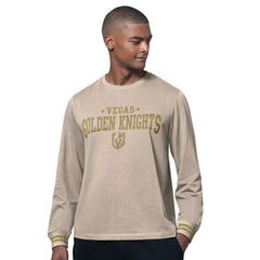Vegas Golden Knights Starter Field Long Sleeve T-Shirt - Tan - NHL 202986232