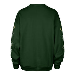 Milwaukee Bucks '47 Women's 2025/26 City Edition Go Big Oversized Sweatshirt Hunter Green | 47 brand US