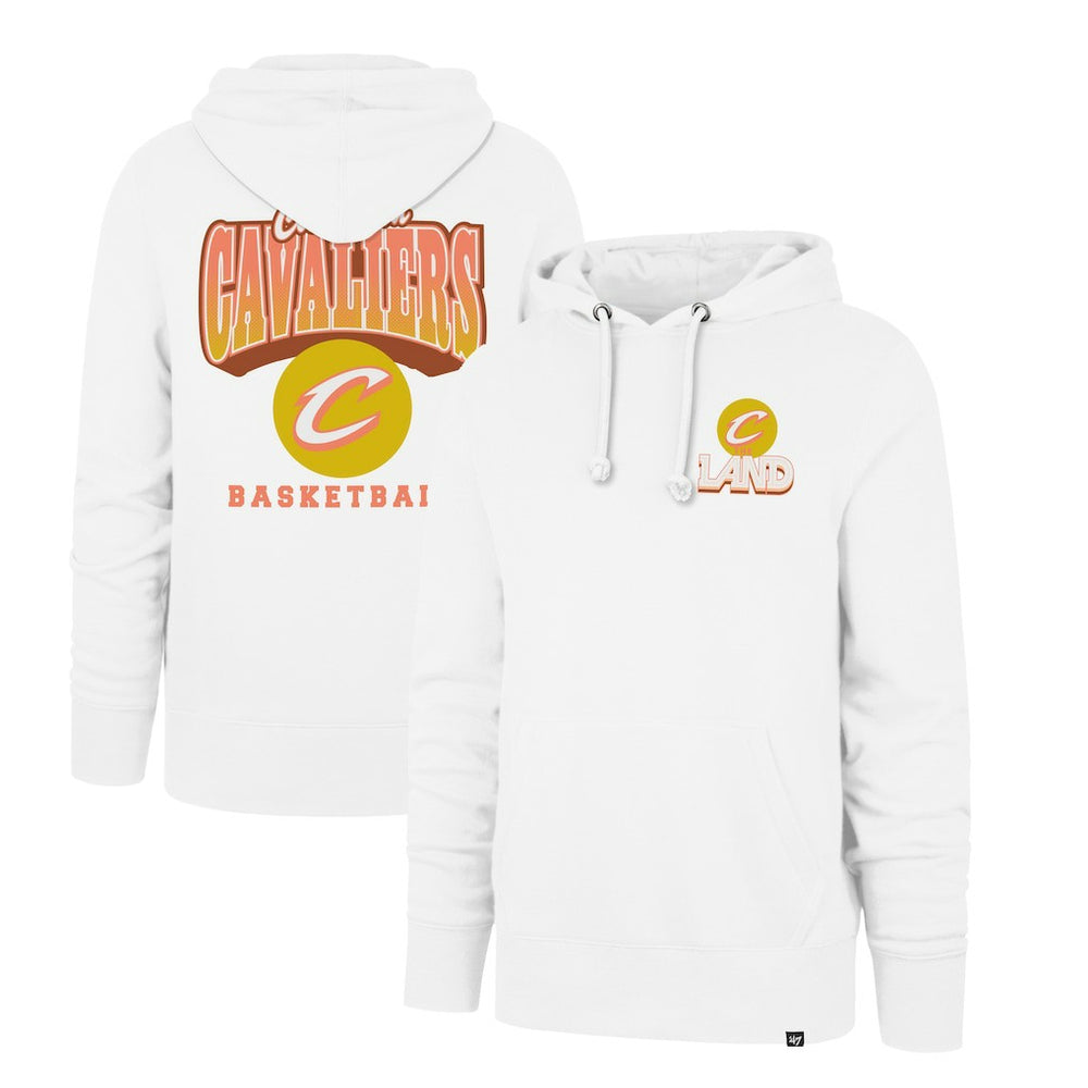 Cleveland Cavaliers '47 2025/26 City Edition Jab Step Headline Hoodie for sale White | 47 brand for sale