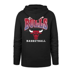 Chicago Bulls '47 2025/26 City Edition Jab Step Headline Hoodie Black | 47 brand outlet