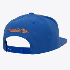 New York Knicks Color Pop Snapback Hat Orange/Blue | Mitchell & Ness for sale