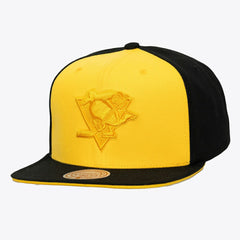 Pittsburgh Penguins Mitchell & Ness Color Pop Snapback Hat - Gold/Black - NHL 202986765