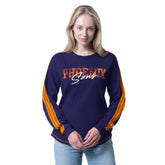 Phoenix Suns G-III 4Her by Carl Banks Women's Advantage Tri-Blend Long Sleeve T-Shirt Purple
