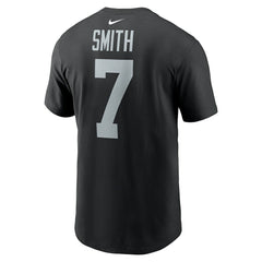 Nike Geno Smith Las Vegas Raiders Name & Number T-Shirt Black