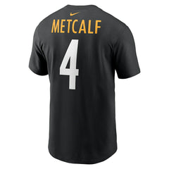 Nike DK Metcalf Pittsburgh Steelers Name & Number T-Shirt Black