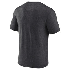 Edmonton Oilers Fanatics 2025 Stanley Cup Playoffs Crossbar Tri-Blend T-Shirt - Heather Charcoal - NHL 202988647