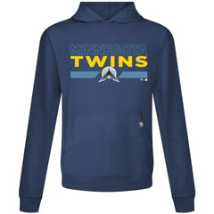 Minnesota Twins Levelwear City Connect Relay No Hitter Pullover Hoodie - Navy - MLB Lifestyle