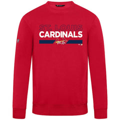 St. Louis Cardinals Levelwear City Connect Zane No Hitter Pullover Sweatshirt - Red - MLB on Sale