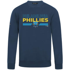 Philadelphia Phillies Levelwear City Connect Zane No Hitter Pullover Sweatshirt - Navy - MLB on Sale
