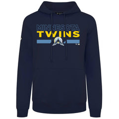 Minnesota Twins Levelwear City Connect Podium No Hitter Pullover Hoodie - Navy - MLB Lifestyle