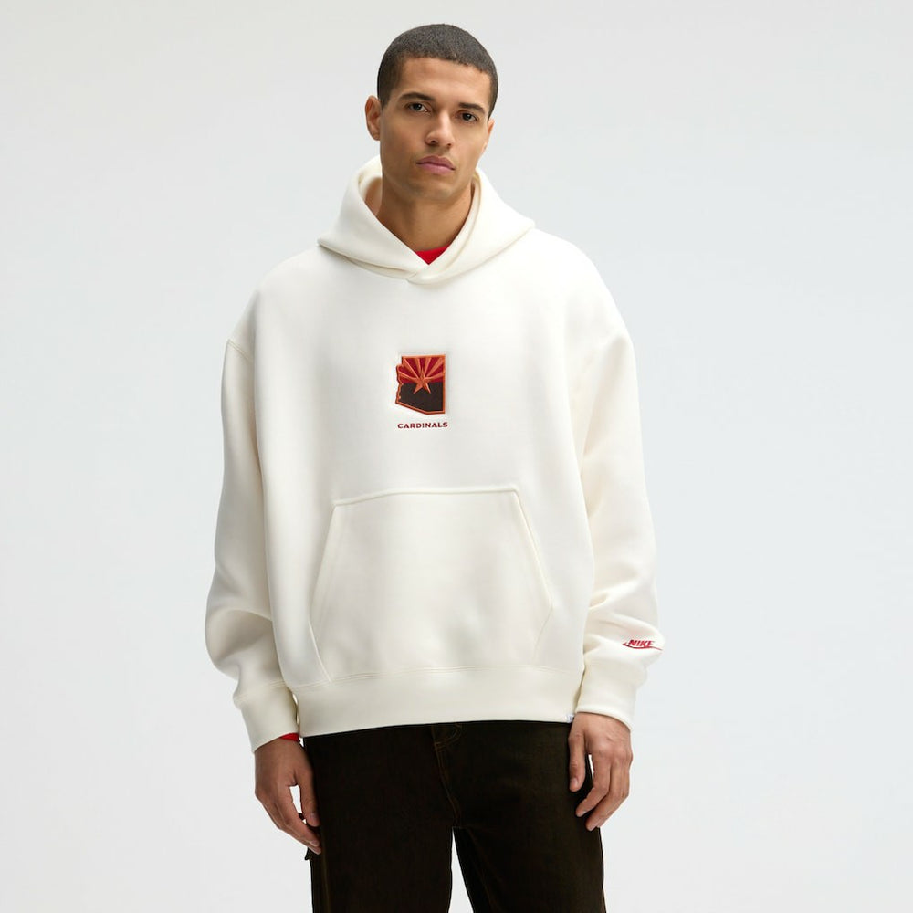 Nike Arizona Cardinals 2025 Rivalries Collection Oversized Tech Fleece Hoodie Natural