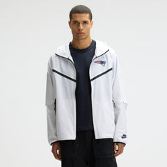 Nike New England Patriots 2025 Rivalries Collection Tech Raglan Full-Zip Jacket White