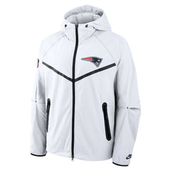 Nike New England Patriots 2025 Rivalries Collection Tech Raglan Full-Zip Jacket White
