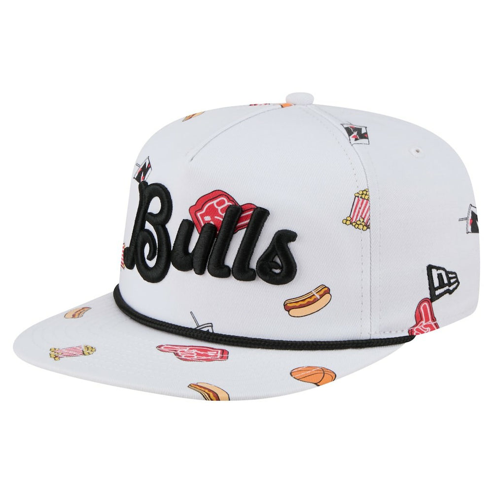 Chicago Bulls Team Cheer Rope 19TWENTY Adjustable Hat White | New Era outlet