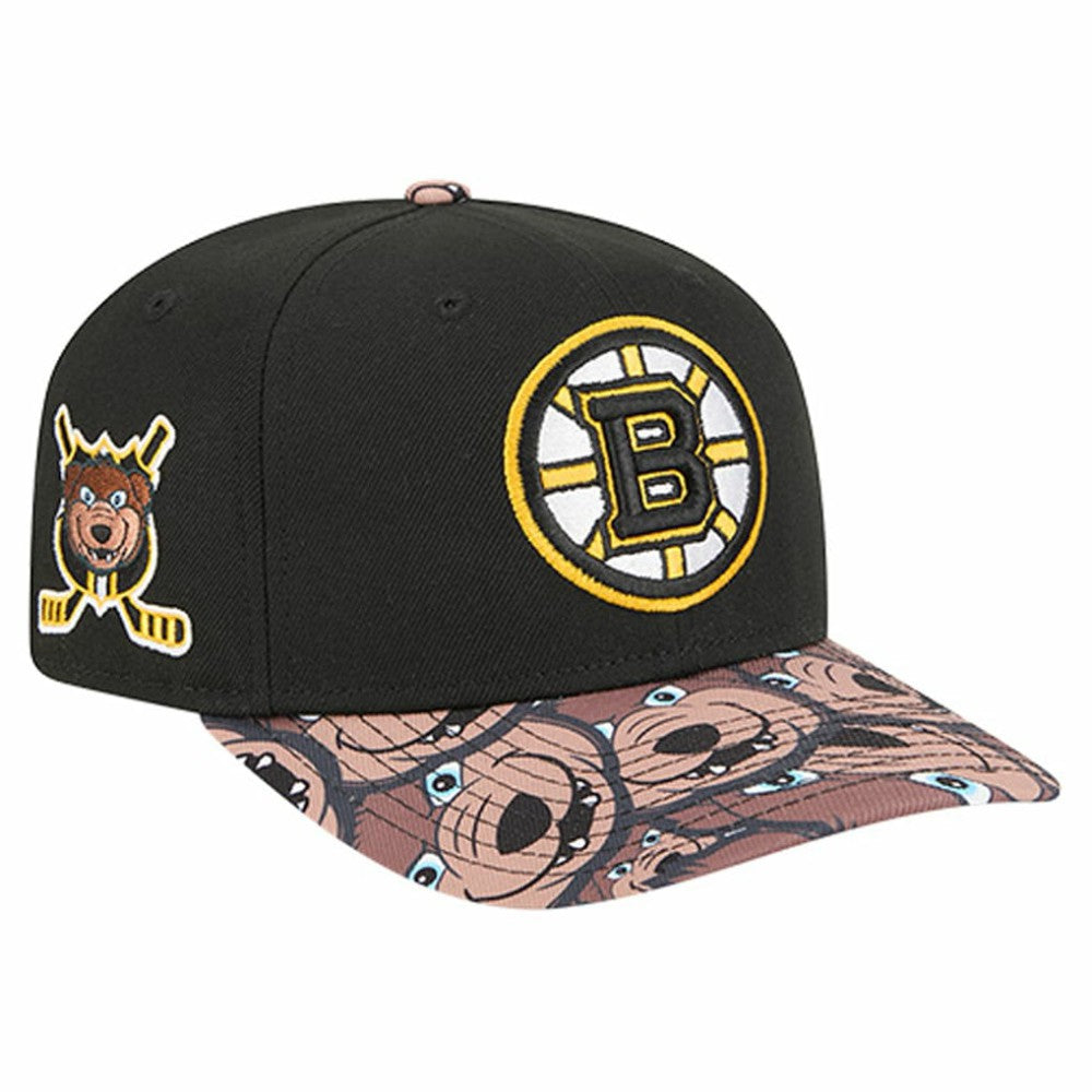 Boston Bruins New Era Mascot Visor 9SEVENTY Adjustable Hat - Black - NHL 202989675