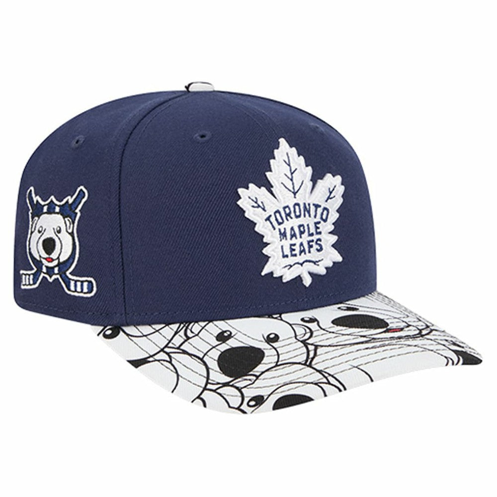 Toronto Maple Leafs New Era Mascot Visor 9SEVENTY Adjustable Hat - Blue - NHL 202989683