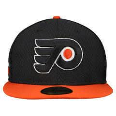 Philadelphia Flyers New Era Mesh Crown Two-Tone 59FIFTY Fitted Hat - Black/Orange - NHL 202989688