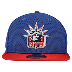 New York Rangers New Era Mesh Crown Two-Tone 59FIFTY Fitted Hat - Blue/Red - NHL 202989691