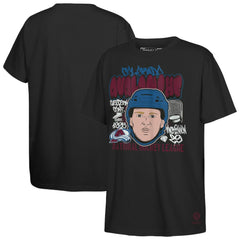 Nathan MacKinnon Colorado Avalanche Mitchell & Ness Youth Caricature T-Shirt - Black - NHL 202995904