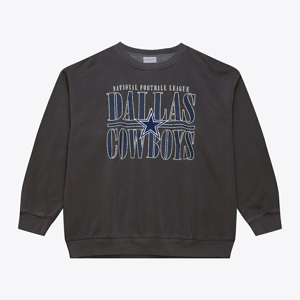 Mitchell & Ness Dallas Cowboys Downtown Collection Fleece Sweatshirt Black