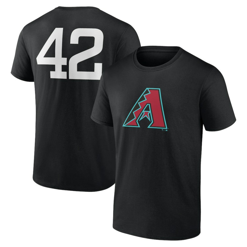 Arizona Diamondbacks Jackie Robinson Day Name & Number T-Shirt - Black - MLB Online