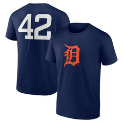 Detroit Tigers Jackie Robinson Day Name & Number T-Shirt - Navy - MLB Online