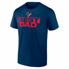 Houston Texans Greatest Dad T-Shirt Navy