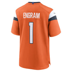 Nike Evan Engram Denver Broncos Team Game Jersey Orange