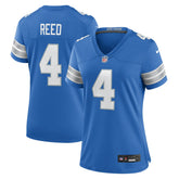 Nike D.J. Reed Detroit Lions Women's Team Game Jersey Blue