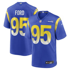 Nike Poona Ford Los Angeles Rams Team Game Jersey Royal