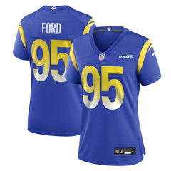 Nike Poona Ford Los Angeles Rams Women's Team Game Jersey Royal
