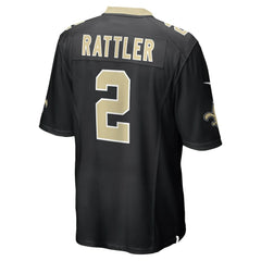 Nike Spencer Rattler New Orleans Saints Team Game Jersey Black