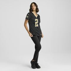 Nike Spencer Rattler New Orleans Saints Women's Team Game Jersey Black