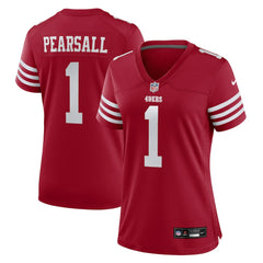 Nike Ricky Pearsall San Francisco 49ers Women's Team Game Jersey Scarlet