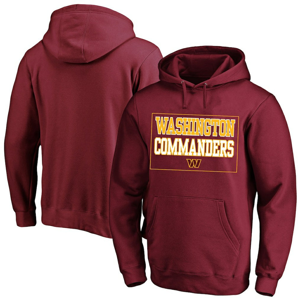 Fanatics Washington Commanders Big & Tall Fleece Hoodie Maroon