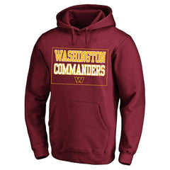 Fanatics Washington Commanders Big & Tall Fleece Hoodie Maroon