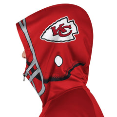 Kansas City Chiefs Pro Player Helmet Full-Zip Hooded Track Jacket Red/Gold
