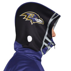 Baltimore Ravens Pro Player Helmet Full-Zip Hooded Track Jacket Purple/Black
