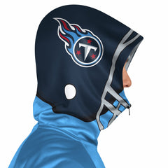 Tennessee Titans Pro Player Helmet Full-Zip Hooded Track Jacket Light Blue/Navy
