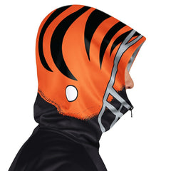 Cincinnati Bengals Pro Player Helmet Full-Zip Hooded Track Jacket Black/Orange
