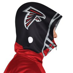 Atlanta Falcons Pro Player Helmet Full-Zip Hooded Track Jacket Red/Black