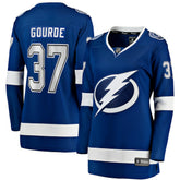 Yanni Gourde Tampa Bay Lightning Fanatics Women's Home Breakaway Player Jersey - Blue - NHL 202999976