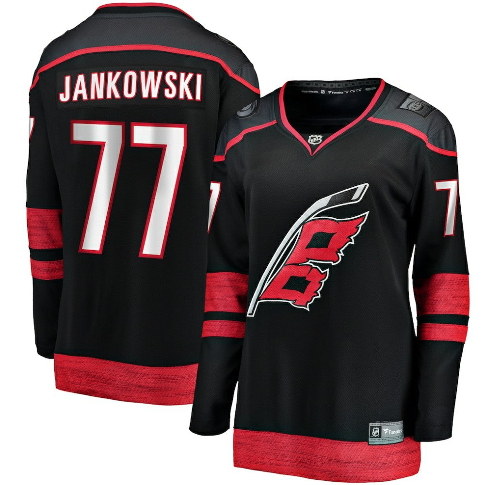 Mark Jankowski Carolina Hurricanes Fanatics Women's Home Breakaway Player Jersey - Black - NHL 203000009