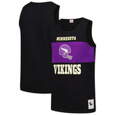 Mitchell & Ness Minnesota Vikings Retro Colorblock Tank Top Black