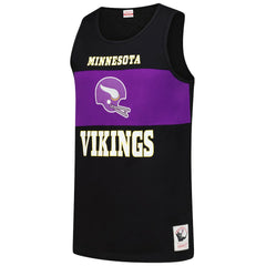 Mitchell & Ness Minnesota Vikings Retro Colorblock Tank Top Black