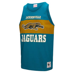 Mitchell & Ness Jacksonville Jaguars Retro Colorblock Tank Top Teal