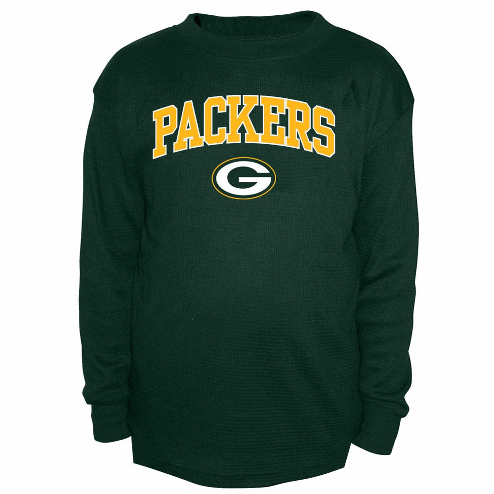 Fanatics Green Bay Packers Big & Tall Thermal Long Sleeve Crew Neck T-Shirt Green