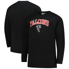 Fanatics Atlanta Falcons Big & Tall Throwback Thermal Long Sleeve T-Shirt Black