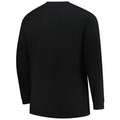 Fanatics Atlanta Falcons Big & Tall Throwback Thermal Long Sleeve T-Shirt Black